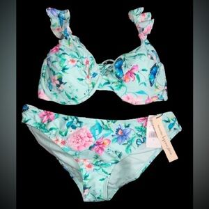 NWT, Nanette Lepore Swim  bikini, size 10